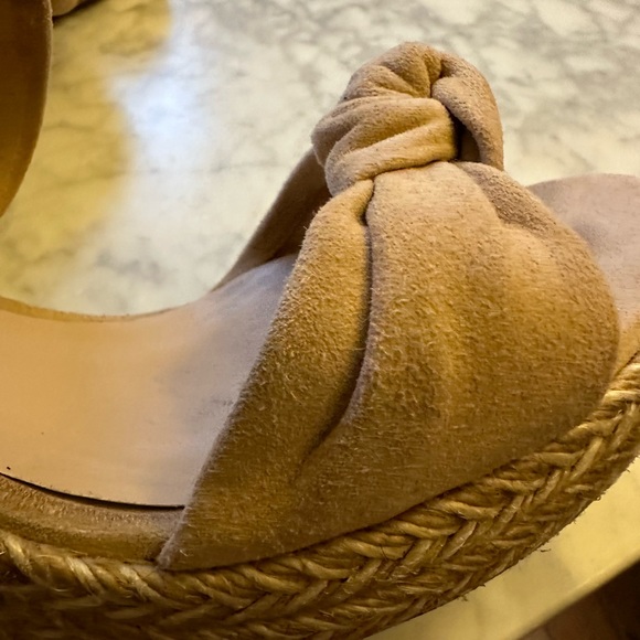 Stuart Weitzman “Sarina” adobe suede espadrille wedge - Picture 6 of 12